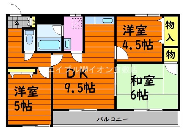 デューク白楽町Ⅰの物件間取画像